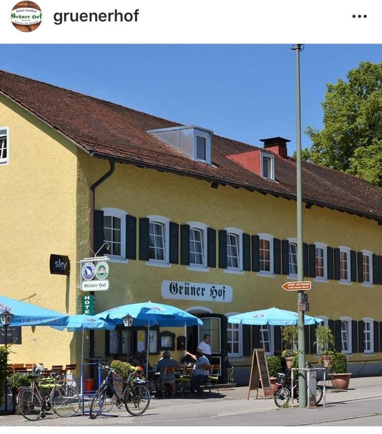 Hotel-Gasthof Gruener Hof Freising Exterior photo
